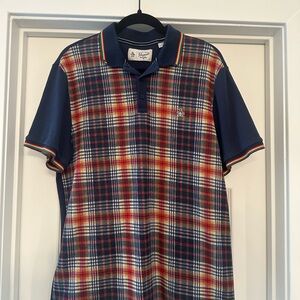 Original Penguin Blue and Red Polo Shirt